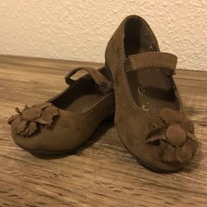 Children’s Place Toddler Brown Faux Suede Flats